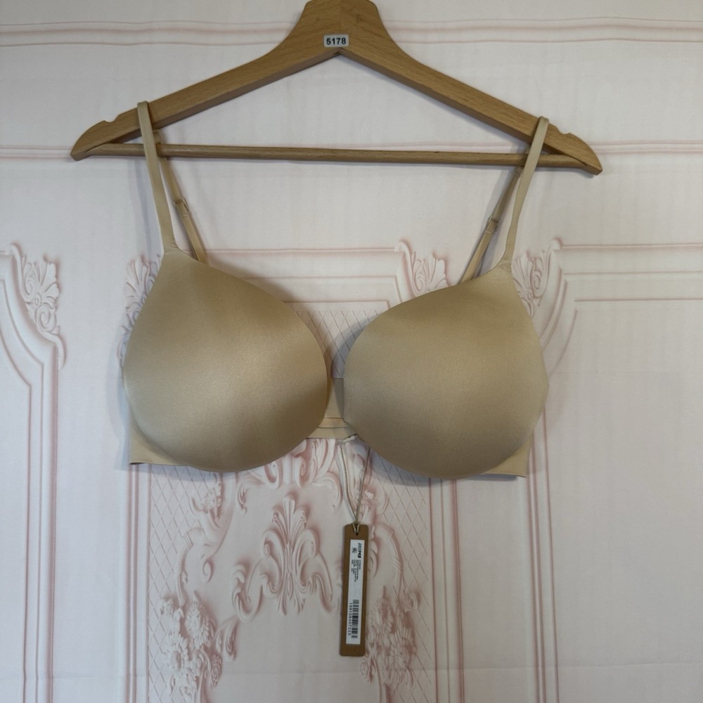 SKIMS Ultimate Super Push Up Bra Size 34D In Sand NWT $64